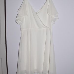 White Off the Shoulder Dress